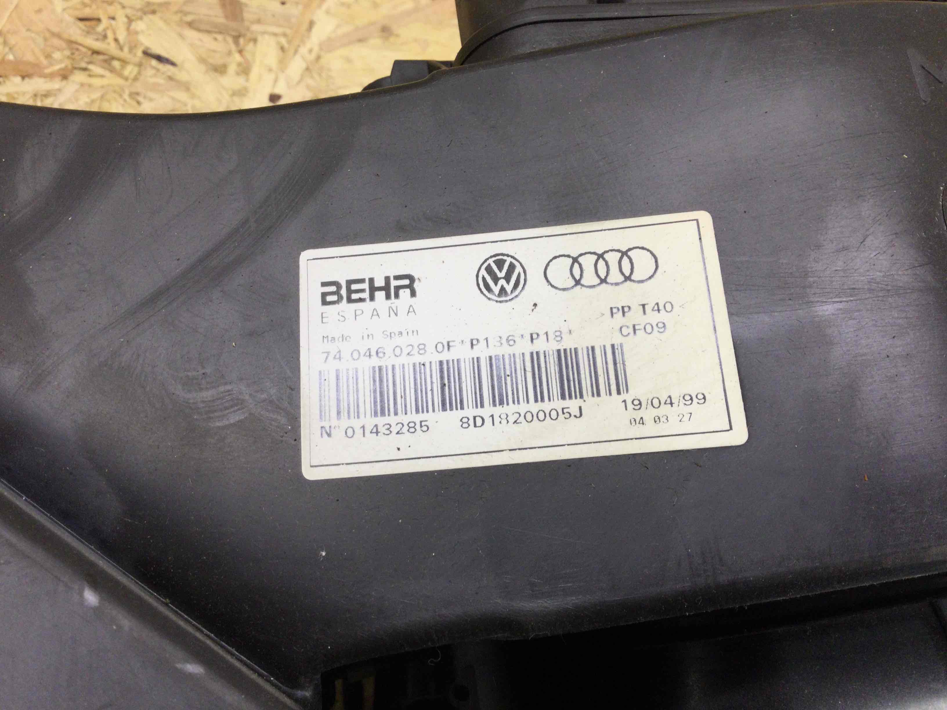 Отопитель в сборе (печка) Audi A4 B5 купить в России